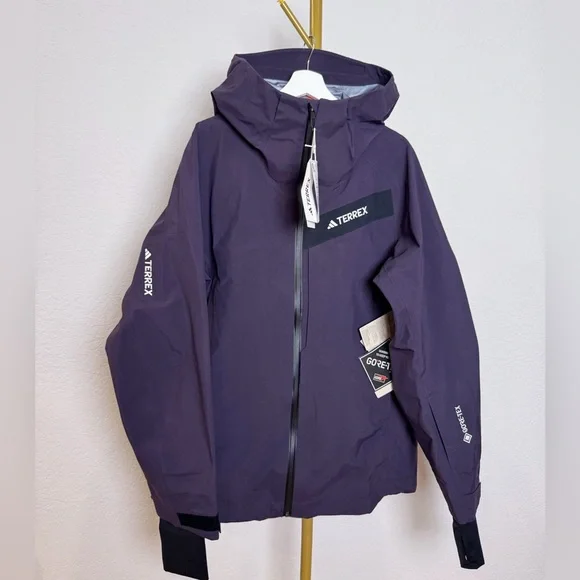 adidas Terrex Techrock 3L GORE-TEX C-Knit Ski shell Jacket size L NWT retail$650
